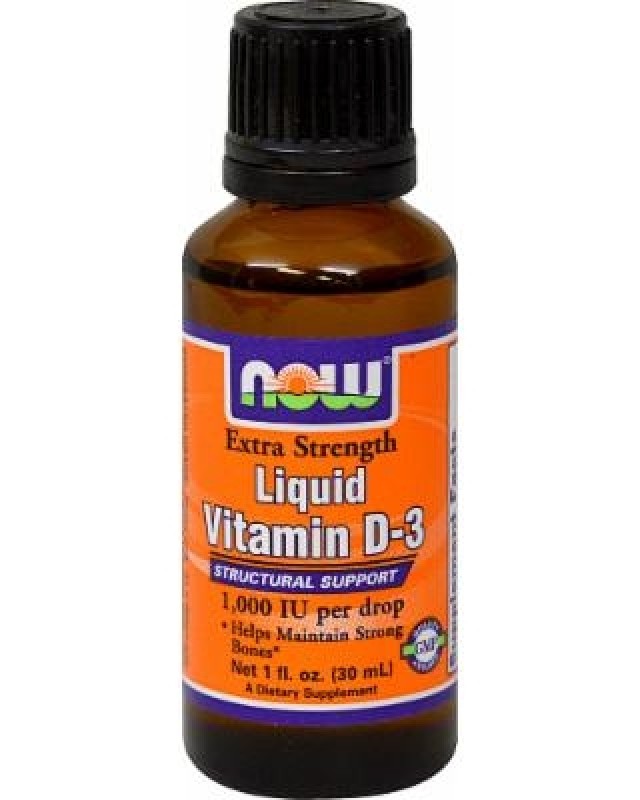 Now Foods Vitamin D-3 1000IU Liquid 1oz 30ml