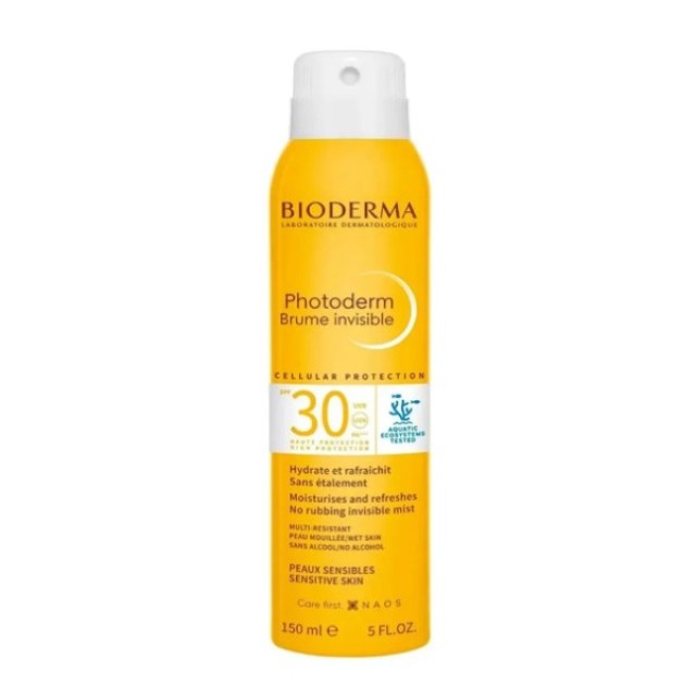 Bioderma Photoderm Brume Invisible Spray SPF30 150ml (Διάφανο Αντηλιακό Σπρέι για Πρόσωπο & Σώμα)