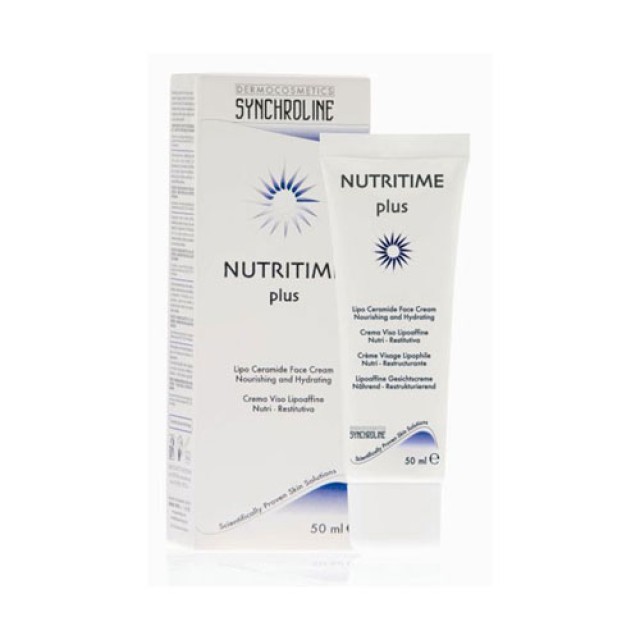 Synchroline Nutritime Plus Face Cream 50ml (Ενυδατική - Θρεπτική Κρέμα Προσώπου για Πολύ ξηρό Δέρμα)