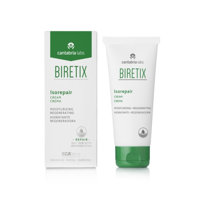 Biretix Isorepair Moisturizing Rgenerating Cream 30ml (Ενυδατική Kρέμα Αποκατάστασης του Επιδερμιδικού Φραγμού)