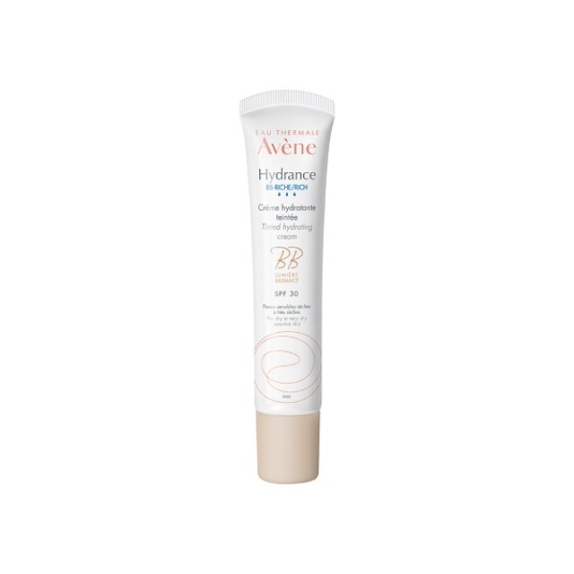 Avene Hydrance BB Riche SPF30 40ml (Πλούσια Κρέμα με Χρώμα για το Αφυδατωμένο & Ευαίσθητο Δέρμα) 