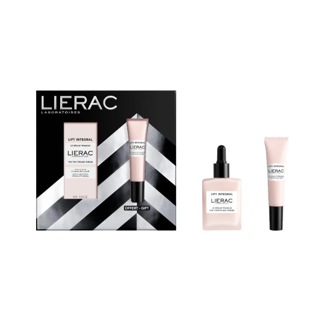 Lierac Xmas SET Lift Integral Anti-Aging Tightening Serum (ΣΕΤ με Συσφιγκτικό Ορό Προσώπου & ΔΩΡΟ Ανορθωτική Κρέμα Ματιών για Ολοκληρωμένο Αποτέλεσμα Lifting)