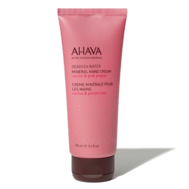 Ahava Mineral Hand Cream Cactus & Pink Pepper 100ml (Ενυδατική Κρέμα Χεριών)