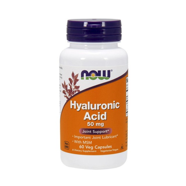 Now Foods Hyaluronic Acid 50mg & MSM 60vcaps