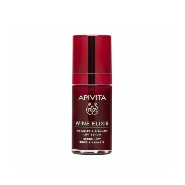 Apivita Wine Elixir Wrinkle & Firmness Lift Serum 30ml (Αντιρυτιδικός Ορός για Σύσφιξη & Lifting με Πολυφαινόλες από Aμπέλια Σαντορίνης)