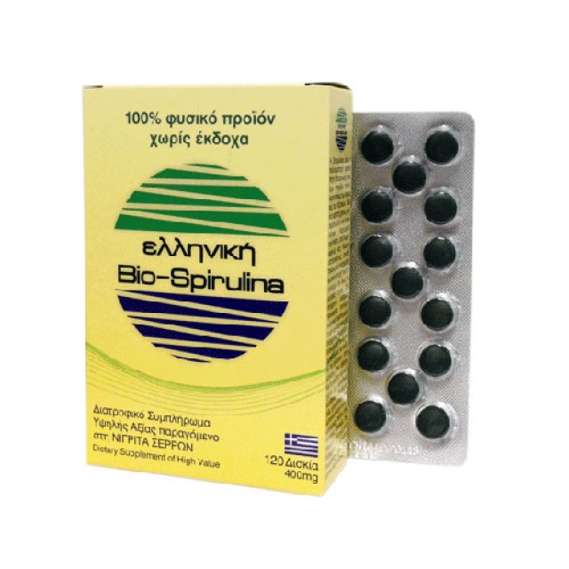 Ελληνική Bio Spirulina (Σπιρουλίνα) 120 ταμπλέτες