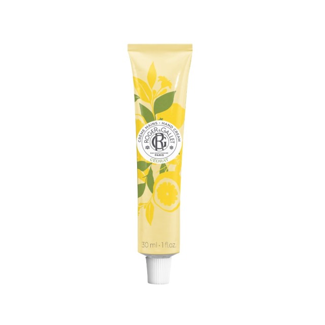 Roger & Gallet Cedrat Hand Cream 30ml (Ενυδατική Κρέμα Χεριών με Κίτρο Κάρδαμο & Ξύλο Guaiac)