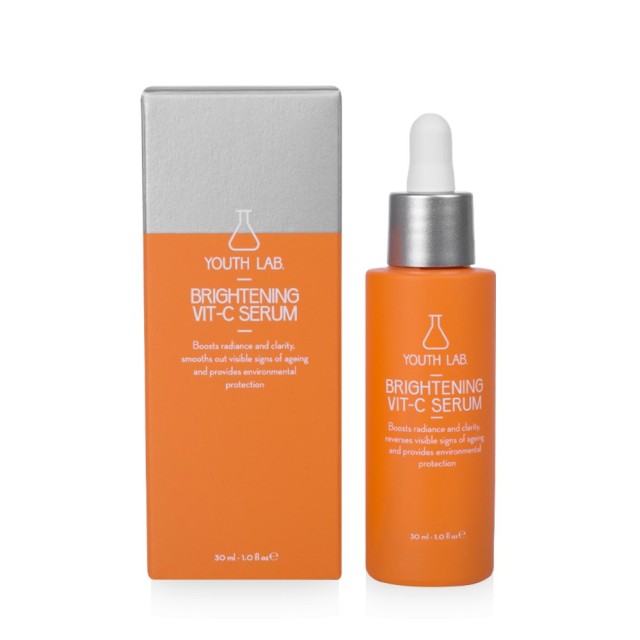 YOUTH LAB Brightening Vit-C Serum 30ml (Aντιοξειδωτικός Oρός με Βιταμίνη C για Ομοιόμορφη Επιδερμίδα