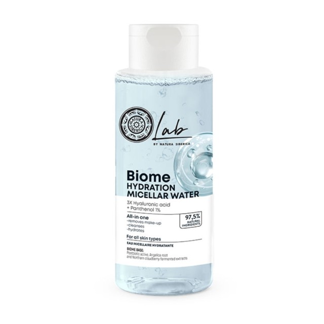 Natura Siberica Lab Biome Hydration Micellar Face Water 400ml (Νερό Καθαρισμού & Ντεμακιγιάζ για Κανονικό Δέρμα)