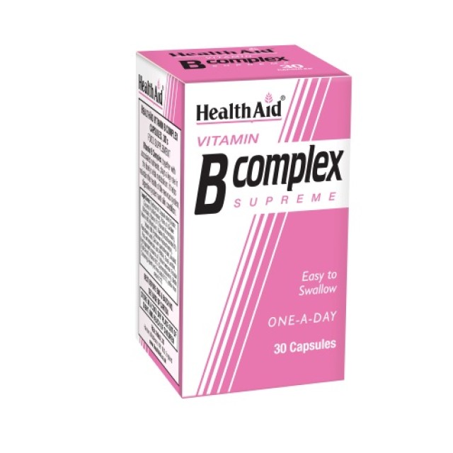 Health Aid B-Complex Supreme 30cap (Νευρικό Σύστημα - Τόνωση)
