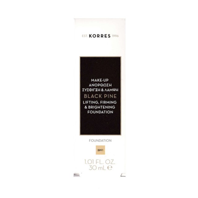 Korres Μαύρη Πεύκη Make Up BPF1 30ml (Ανοιχτή Απόχρωση)