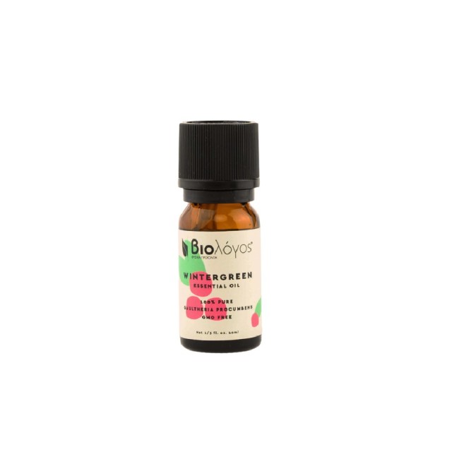 Biologos Essential Oil Wintergreen 10ml (Αιθέριο Έλαιο Γωλθέρια)