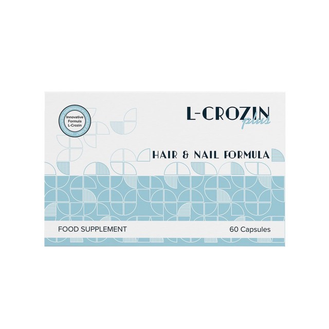 Dermageria L-Crozin Plus 60caps (Συμπλήρωμα Διατροφής για Υγιή Μαλλιά & Νύχια)