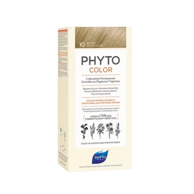 Phyto Phytocolor 10 Extra Light Blonde (Κατάξανθο Πλατινέ)