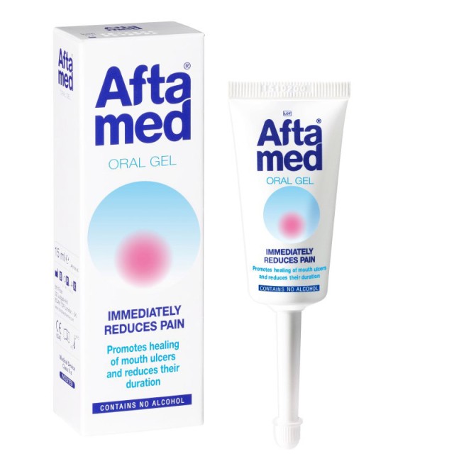 Aftamed Oral Gel 10ml (Στοματική Γέλη για Άμεση Ανακούφιση από τον Πόνο από Άφθες)