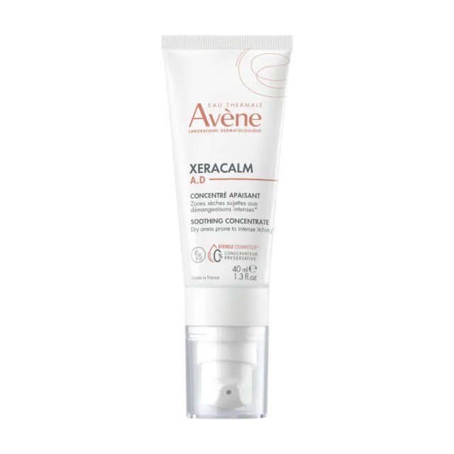 Avene Xeracalm AD Soothing Concentrate 40ml (Κρέμα για Αναπλήρωση των Λιπιδίων για Ξηρό Δέρμα με Τάση Κνησμού & Ατοπίας)
