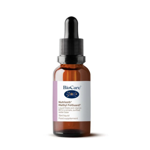 BioCare Nutrisorb Methyl FolGuard 15ml (Συμπλήρωμα Διατροφής με Βιταμίνη B12 & Φολικό Οξύ)