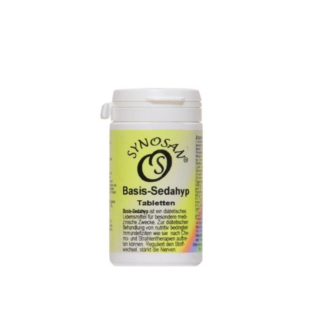 Metapharm Synosan Basis-Sedahyp 60tabs (Συμπλήρωμα Διατροφής για τη Φυσιολογική Λειτουργία του Ανοσοποιητικού Συστήματος)