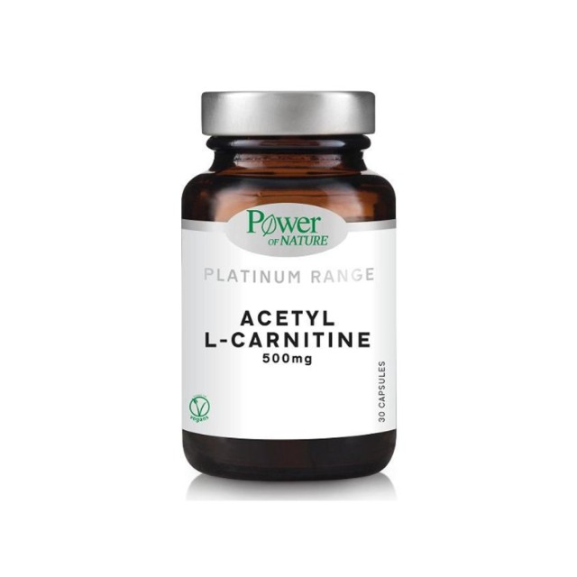 Power Health Platinum Acetyl L Carnitine 500mg 30caps (Συμπλήρωμα Διατροφής με Αμινοξύ L-Καρνιτίνη σ