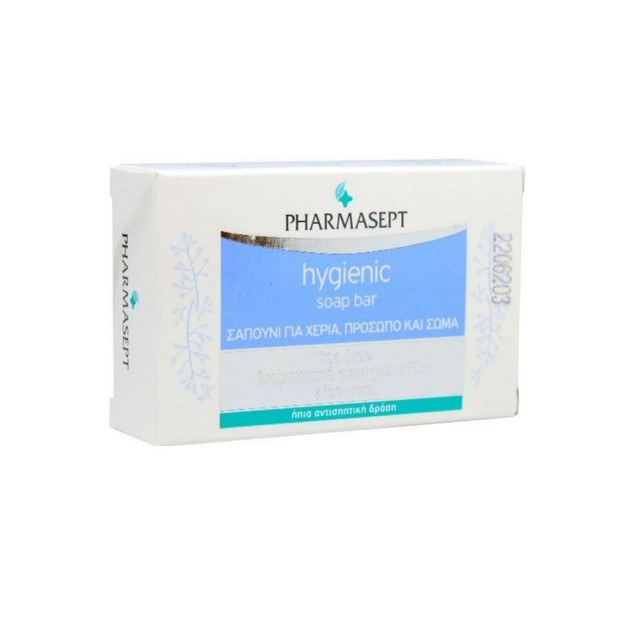 Pharmasept Hygienic Soap Bar 100gr (Σαπούνι για Χέρια, Πρόσωπο & Σώμα με Ήπια Αντισηπτική Δράση)