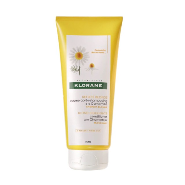 Klorane Chamomile Blond Highlights Conditioner 200ml (Μαλακτική Κρέμα Μαλλιών με Χαμομήλι για Ξανθά 