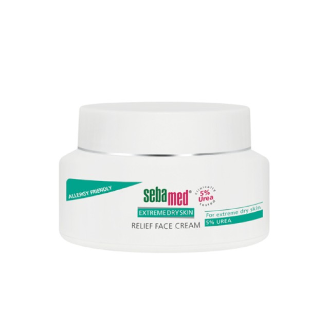 Sebamed Relief Face Cream Urea 5% 50ml (Κρέμα Προσώπου για Ξηρές & Πολύ Ξηρές Επιδερμίδες) 