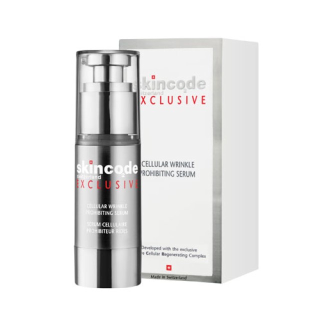 Skincode Exclusive Cellular Wrinkle Prohibiting Serum 30ml (Αντιρυτιδικός Ορός για Πρόσωπο & Λαιμό)