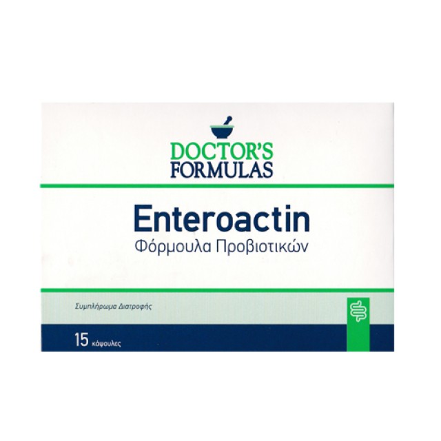 Doctors Formula Enteroactin 15caps (Dietary Supplement, Probiotic Formula)