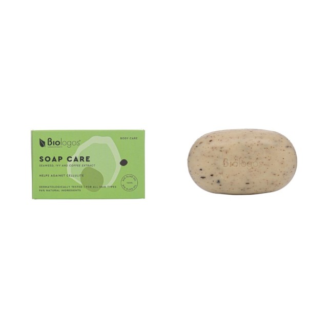 Biologos Soap Care Seaweed 130gr (Σαπούνι Κατά της Κυτταρίτιδας με Φύκια, Εκχύλισμα Κισσού & Πράσινου Καφέ)