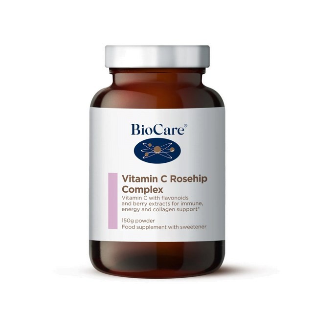 BioCare Vitamin C Rosehip Complex Powder 150gr (Συμπλήρωμα Διατροφής με Βιταμίνη C για Ενίσχυση του Ανοσοποιητικού Συστήματος)