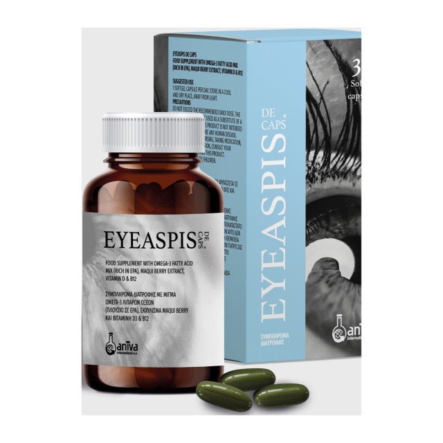 Aniva Eyeaspis Dry Eye 30caps (Συμπλήρωμα Διατροφής για την Ξηροφθαλμία)