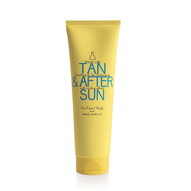 YOUTH LAB Tan & After Sun Cream Gel 150ml (Καταπραϋντικό Κρεμοτζέλ για Μετά τον Ήλιο για Πρόσωπο & Σ