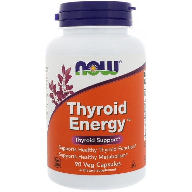 Now Foods Thyroid Energy 90vcaps (Υγιής Θυρεοειδής Αδένας)