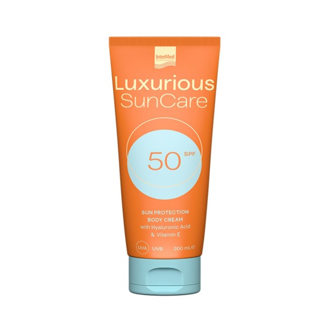Intermed Luxurious Sun Care Body Cream SPF50 200ml (Αντηλιακή Κρέμα Σώματος Πολύ Υψηλής Προστασίας)