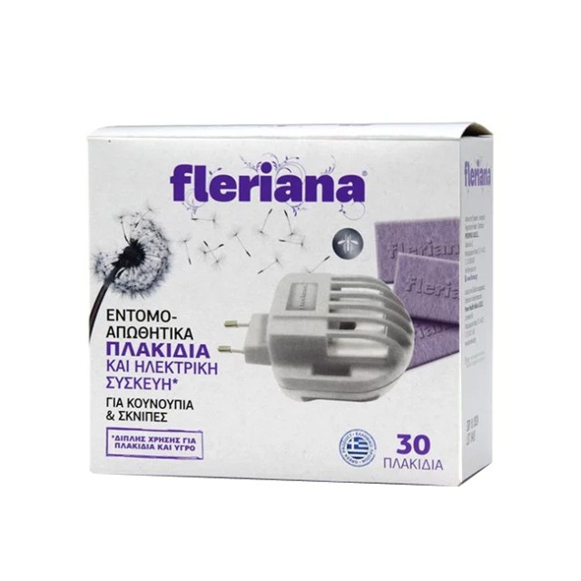 Fleriana Εντομοαπωθητικά Πλακίδια 30 πλακ & Ηλεκτρική Συσκευή