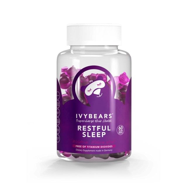 Ivybears Restful Sleep 60 Gummie Bears (Συμπλήρωμα Διατροφής για Ευχάριστο & Ήρεμο Ύπνο)