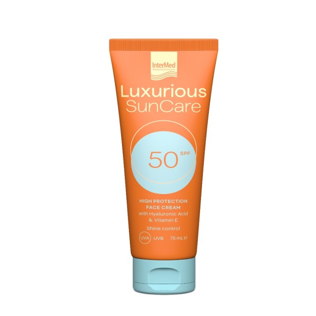 Intermed Luxurious Sun Care Face Cream SPF50 75ml (Αντηλιακή Κρέμα Προσώπου)
