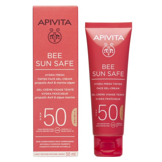 Apivita Bee Sun Safe Hydra Fresh Tinted Face Gel-Cream SPF50 50ml