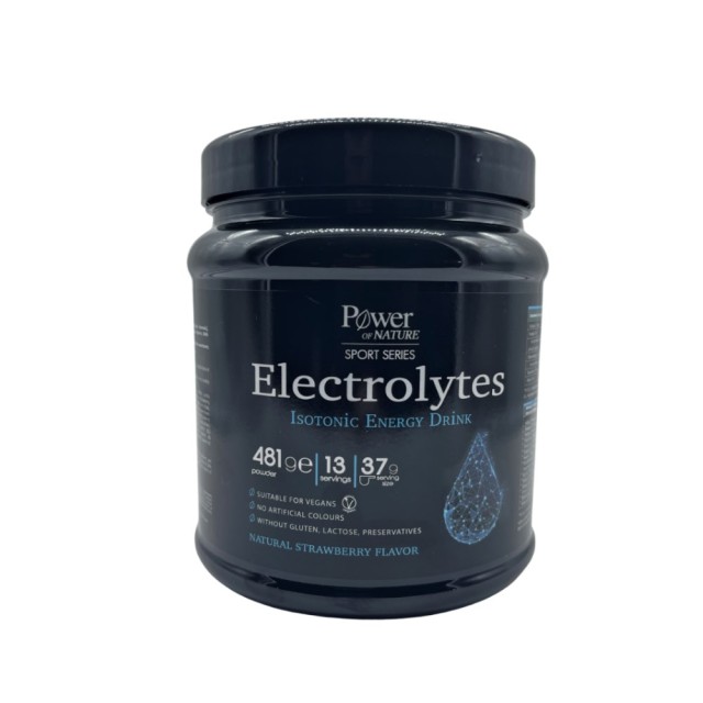 Power Of Nature Sport Series Electrolytes Strawberry 481gr (Iσοτονικό Ρόφημα σε Σκόνη με Ηλεκτρολύτες - Γεύση Φράουλα)
