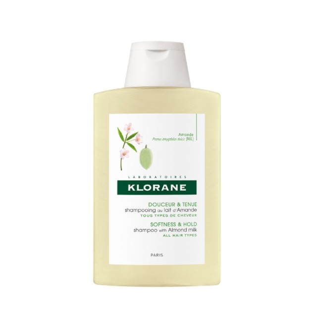 Klorane Amande Softness & Hold Shampoo 200ml (Σαμπουάν με Γαλάκτωμα Αμυγδάλου για Όγκο)