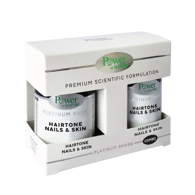 Power Health Platinum SET Hairtone Nails & Skin 30caps & ΔΩΡΟ Hairtone Nails & Skin 30caps