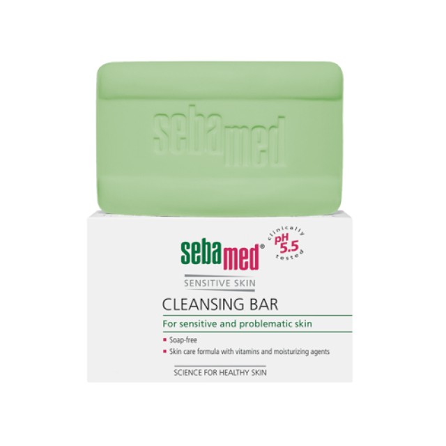 Sebamed Cleansing Bar 150gr (Μπάρα Καθαρισμού Προσώπου & Σώματος για Ευαίσθητη/Λιπαρή Επιδερμίδα)