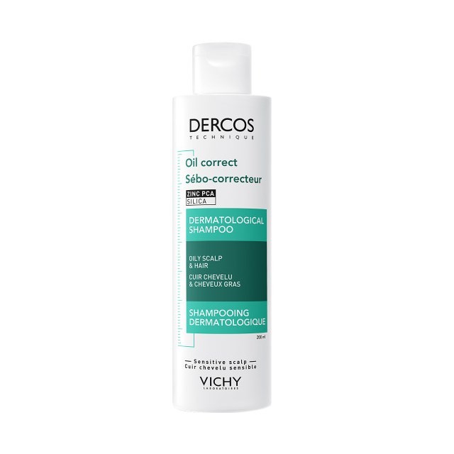 Vichy Dercos Oil Control Shampoo 200ml (Σαμπουάν για Λιπαρά Μαλλιά)