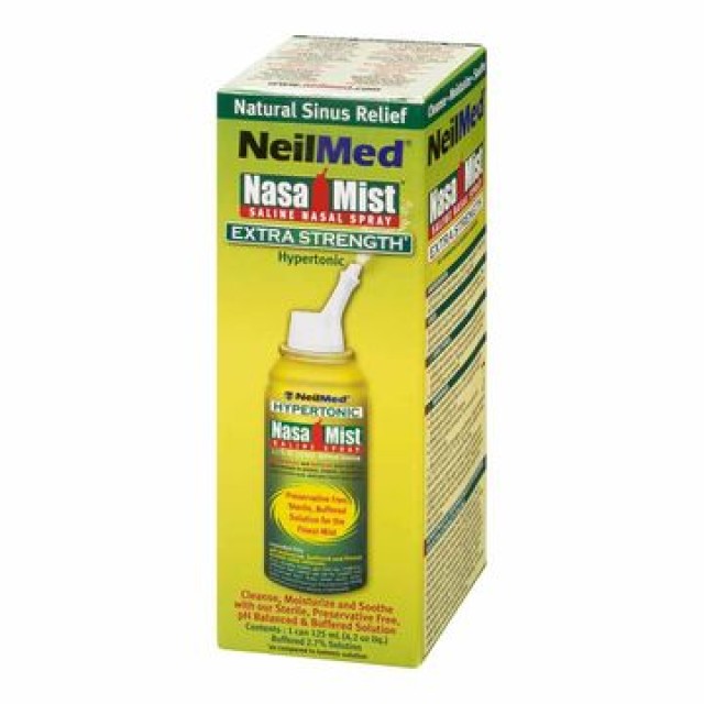 NeilMed NasaMist Hypertonic Spray125ml (Υπερτονικό - Ισοτονικό Ρινικό Διάλυμα)