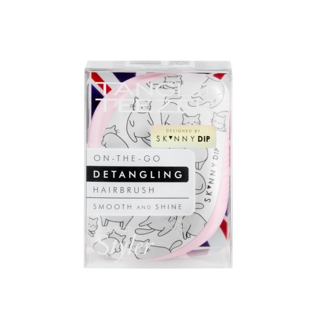 Tangle Teezer Compact Styler Skinny Dip Cat Print