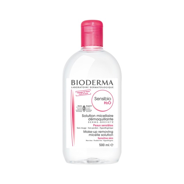 Bioderma Sensibio H2O 500ml (Ηπιο Διάλυμα Καθαρισμού Προσώπου & Ματιών)