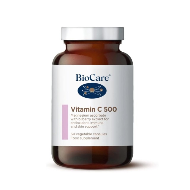 BioCare Vitamin C 500mg 60caps (Συμπλήρωμα Διατροφής με Βιταμίνη C για την Ενίσχυση του Ανοσοποιητικού Συστήματος)