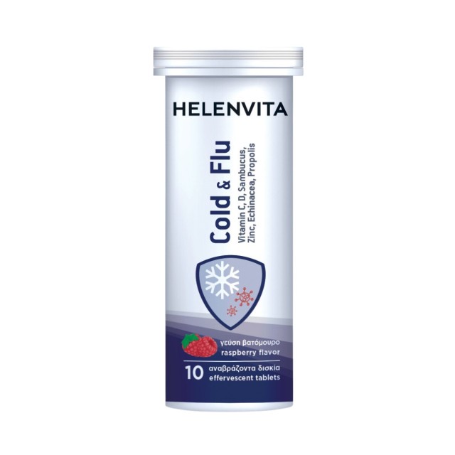 Helenvita Cold & Flu 10 Effervescent Tablets