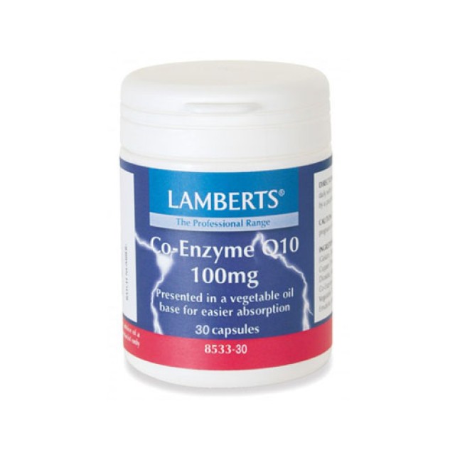 Lamberts Co-Enzyme Q10 100mg 30cap (Συνένζυμο Q10)