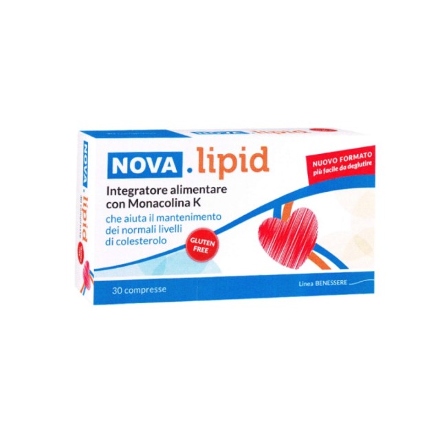 Lab NewMed Novalipid 30tabs (Συμπλήρωμα Διατροφής για τον Έλεγχο της Χοληστερόλης)